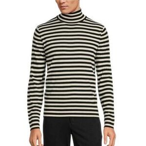 NWOT - Murano Modern Performance Stripe Turtleneck Sweater